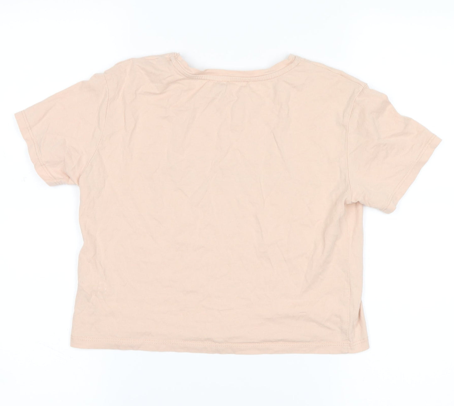 Primark Girls Pink   Cropped T-Shirt Size 9-10 Years  - paris las femme