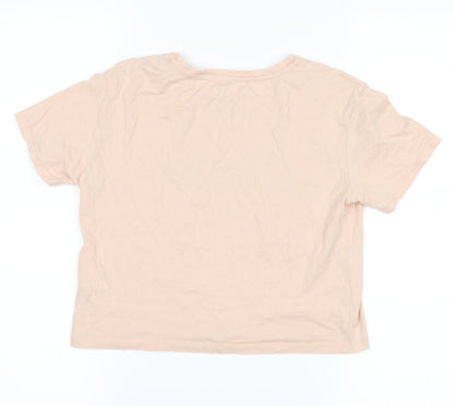 Primark Girls Pink   Cropped T-Shirt Size 9-10 Years  - paris las femme