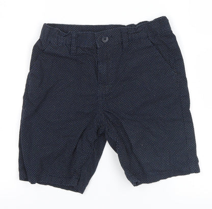 little kids Boys Black Polka Dot  Cargo Shorts Size 5-6 Years