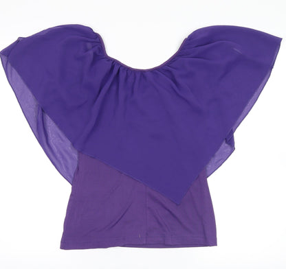 Womens UK Size M no brand Purple Basic Blouse