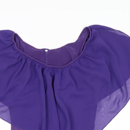 Womens UK Size M no brand Purple Basic Blouse