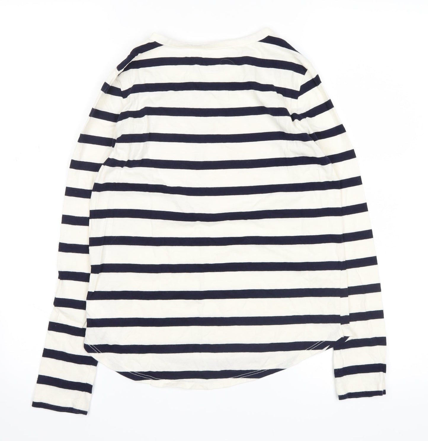 Gap Girls Blue Striped  Basic Casual Size L  - heart
