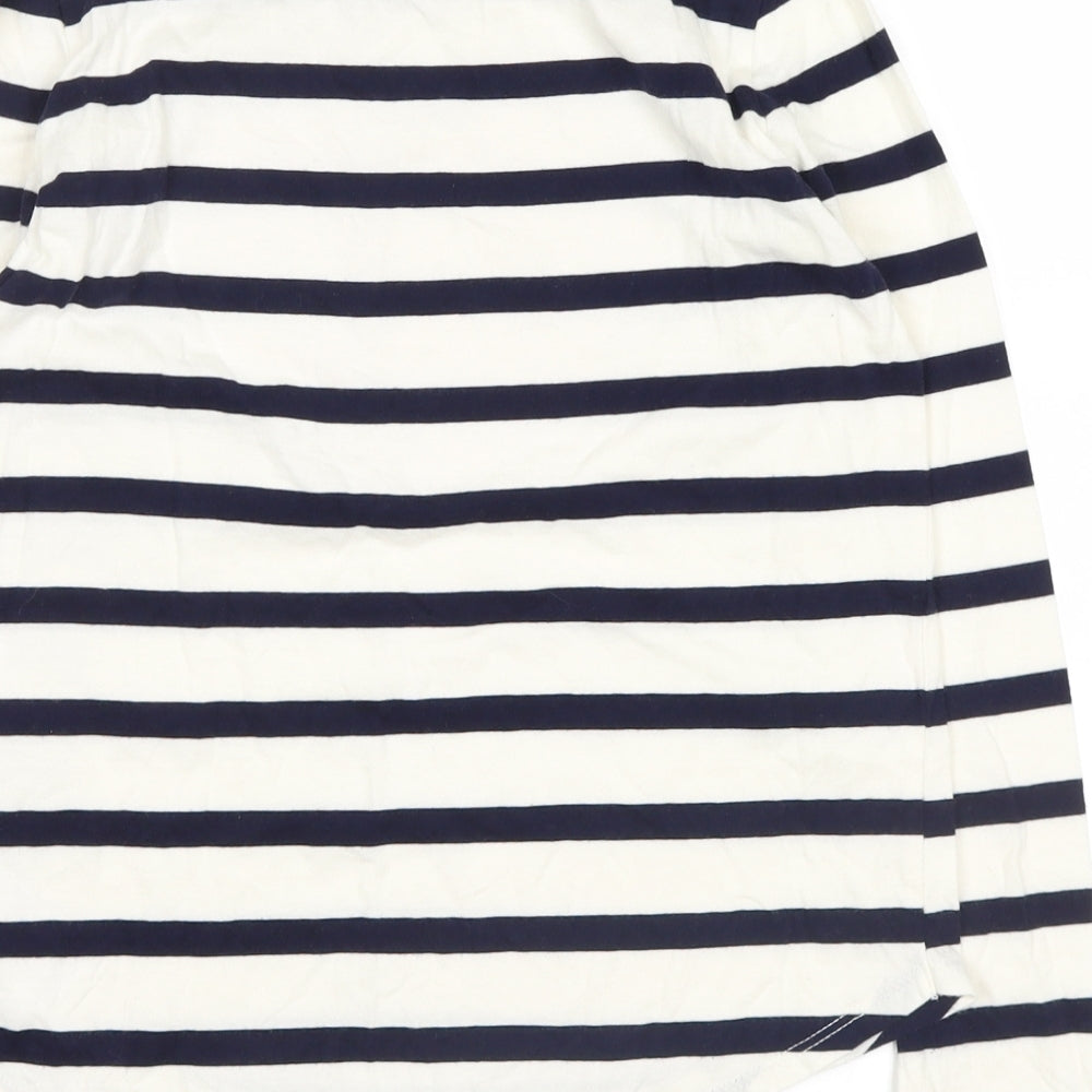 Gap Girls Blue Striped  Basic Casual Size L  - heart
