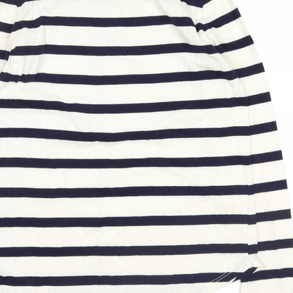 Gap Girls Blue Striped  Basic Casual Size L  - heart