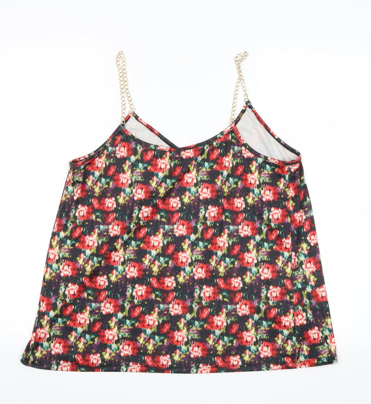 Womens UK Size 14 Atmosphere Red Basic Tank
