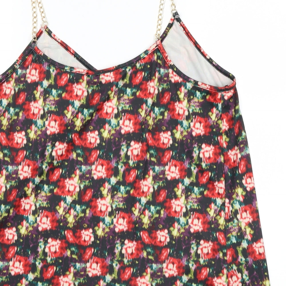Womens UK Size 14 Atmosphere Red Basic Tank
