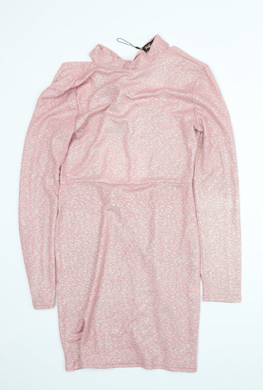 Pink Vanilla Womens Pink   Bodycon  Size 10