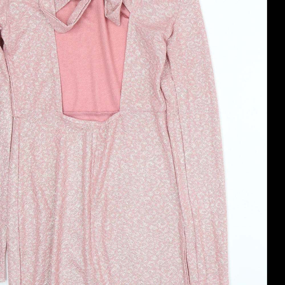 Pink Vanilla Womens Pink   Bodycon  Size 10