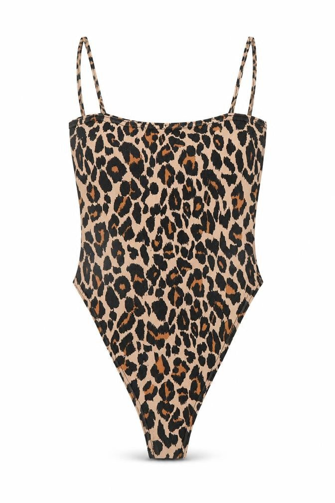 Womens UK Size 8 Boohoo One-Piece Beige Bodysuit