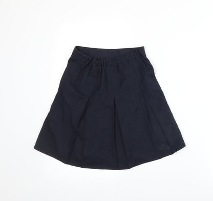George Girls Blue   Pleated Skirt Size 6-7 Years