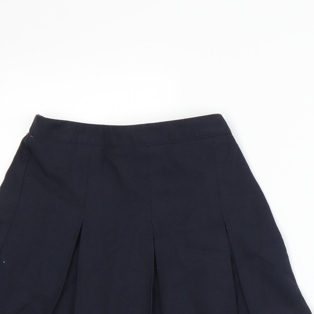 George Girls Blue   Pleated Skirt Size 6-7 Years