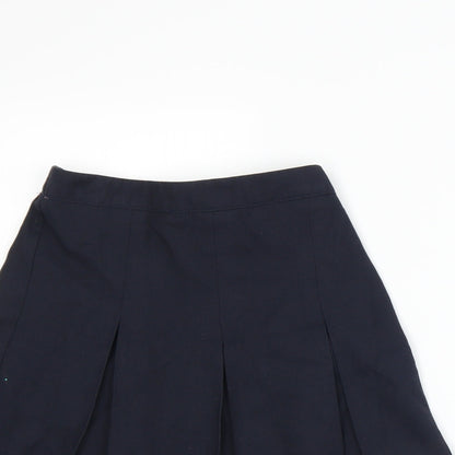 George Girls Blue   Pleated Skirt Size 6-7 Years