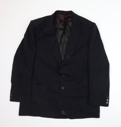 Mens UK Size XL Preworn Regular Blue Suit Jacket
