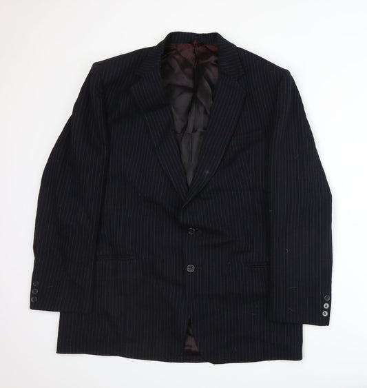 Mens UK Size XL Preworn Regular Blue Suit Jacket