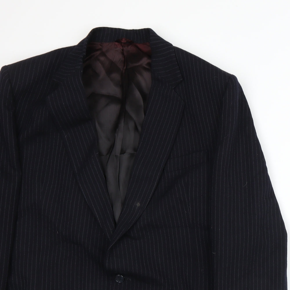 Mens UK Size XL Preworn Regular Blue Suit Jacket