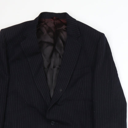 Mens UK Size XL Preworn Regular Blue Suit Jacket