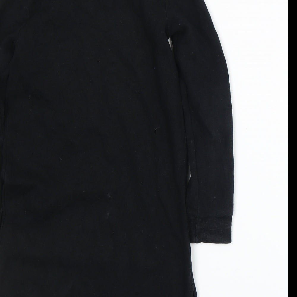 Next Girls Black   Basic T-Shirt Size 6 Years