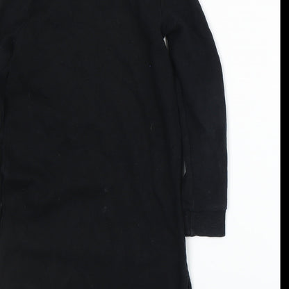 Next Girls Black   Basic T-Shirt Size 6 Years