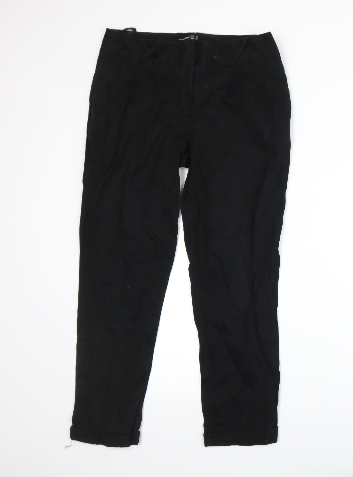 Womens UK Size 10 Atmosphere Regular Fit  Black Trousers