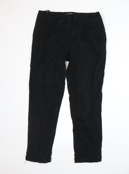Womens UK Size 10 Atmosphere Regular Fit  Black Trousers