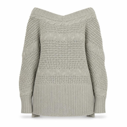 QED London Womens Grey  Knit  Jumper Size L