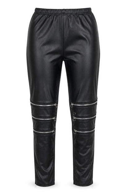 Womens UK Size 4 Preworn   Black Leggings