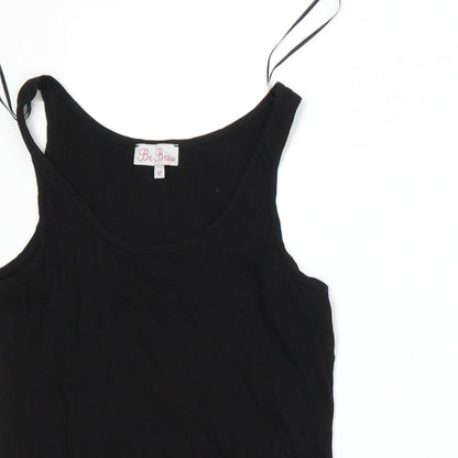 Womens UK Size 12 Be Beau Black Basic Tank