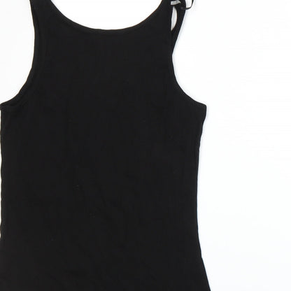 Womens UK Size 12 Be Beau Black Basic Tank