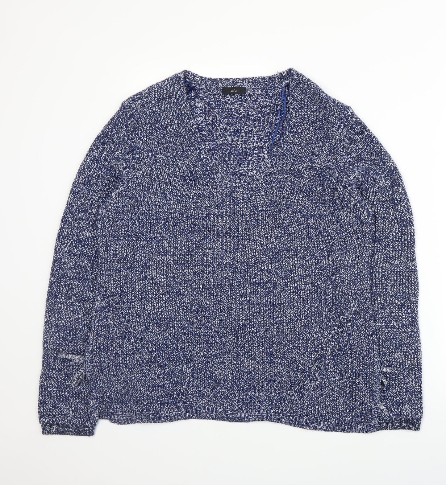 M&Co Womens Blue   Pullover Jumper Size 14
