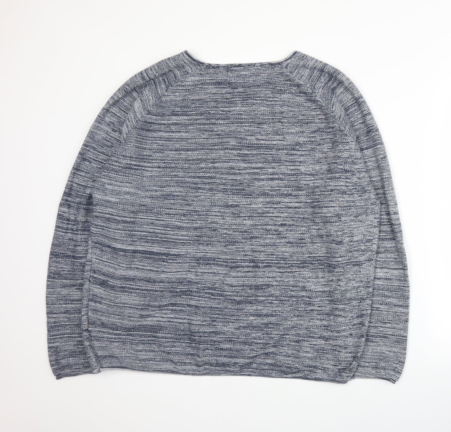 Cedar Wood State Mens Blue  Knit Pullover Jumper Size 2XL