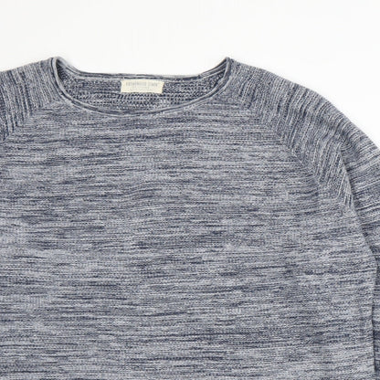 Cedar Wood State Mens Blue  Knit Pullover Jumper Size 2XL