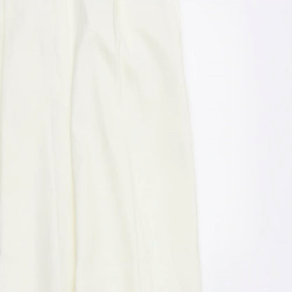 maria reich Womens Ivory   Dress Pants Trousers Size 12 L27 in