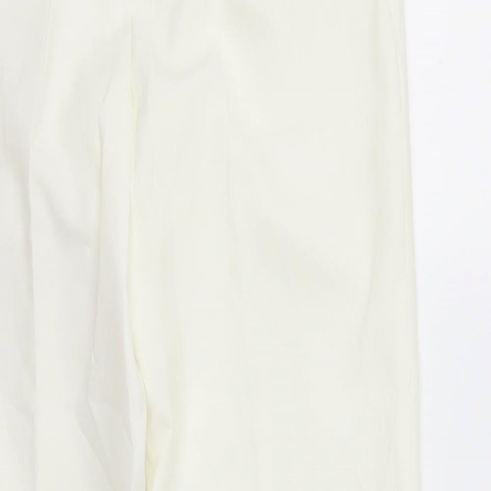 maria reich Womens Ivory   Dress Pants Trousers Size 12 L27 in