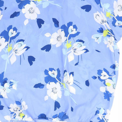 Womens UK Size 12 Bonmarché Blue Basic Blouse