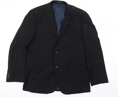 Preworn Mens Black   Jacket Blazer Size L