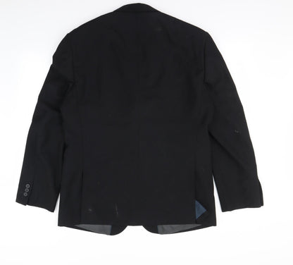 Preworn Mens Black   Jacket Blazer Size L