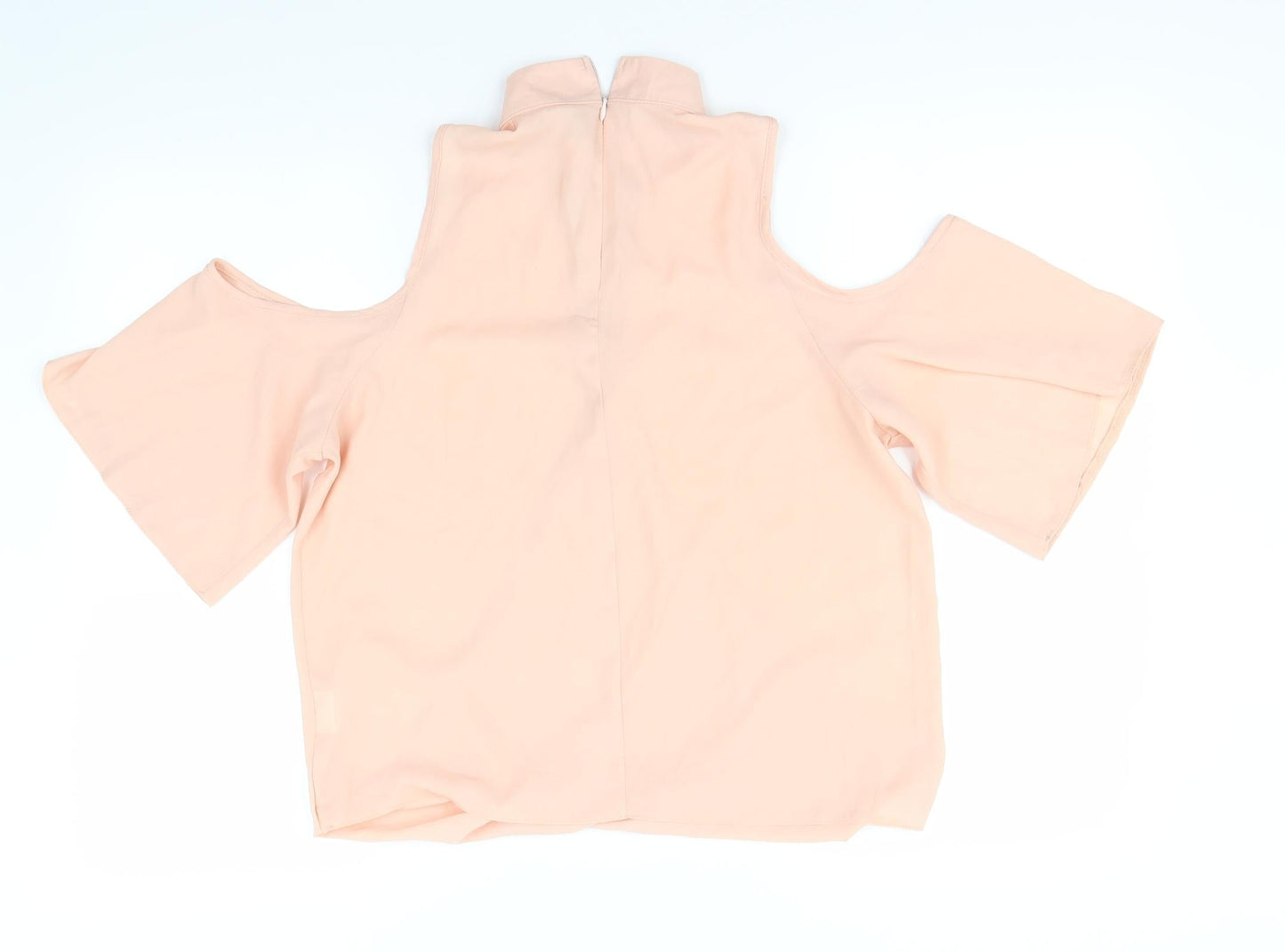 Womens UK Size 10 Preworn Pink Basic Blouse