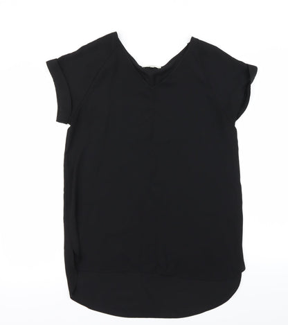 Papaya Womens Black   Basic Blouse Size 8