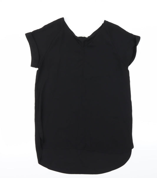 Papaya Womens Black   Basic Blouse Size 8