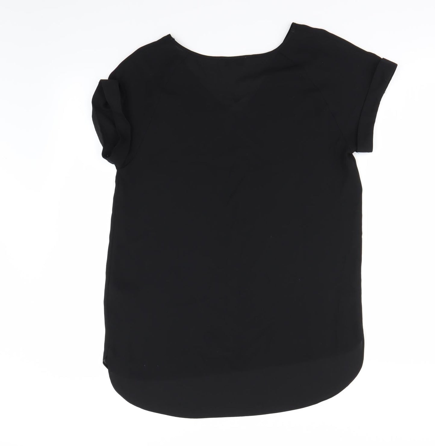 Papaya Womens Black   Basic Blouse Size 8