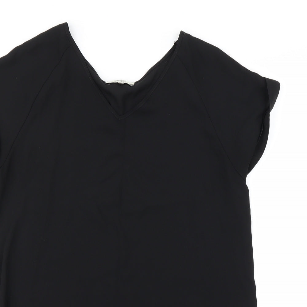 Papaya Womens Black   Basic Blouse Size 8