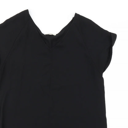 Papaya Womens Black   Basic Blouse Size 8