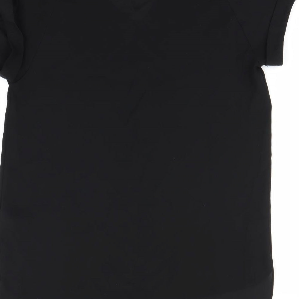 Papaya Womens Black   Basic Blouse Size 8