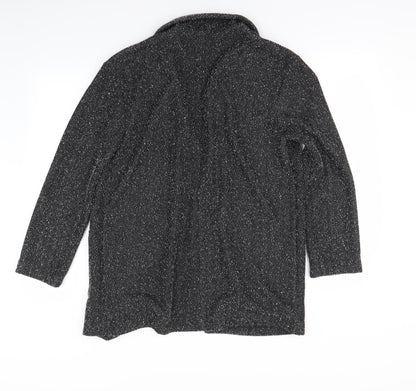 TU Womens Grey Polka Dot  Cardigan Jumper Size M