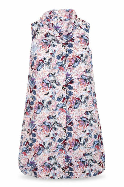 LH Womens Multicoloured Floral  Basic Button-Up Size 8