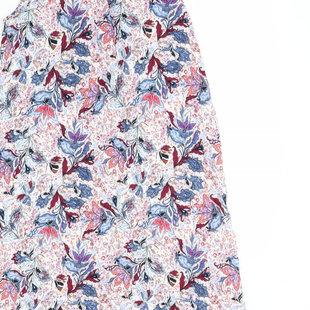 LH Womens Multicoloured Floral  Basic Button-Up Size 8
