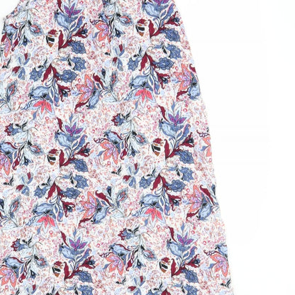 LH Womens Multicoloured Floral  Basic Button-Up Size 8