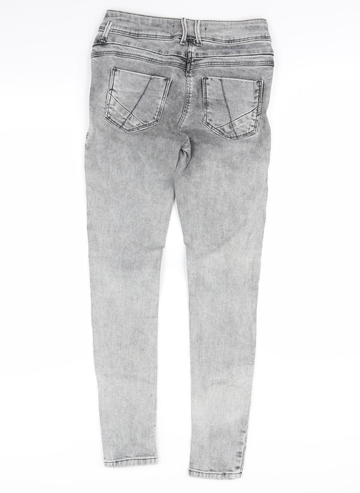 Harper Womens Grey   Skinny Jeans Size 8 L30 in