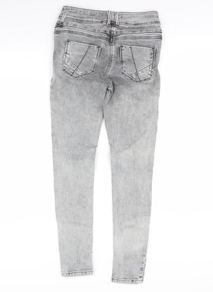 Harper Womens Grey   Skinny Jeans Size 8 L30 in