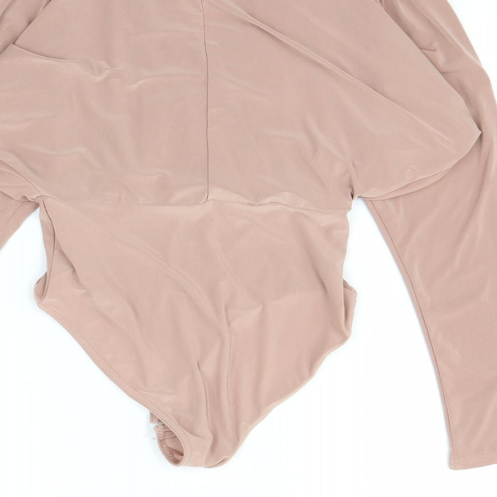 Pink Vanilla Womens Pink   Bodysuit One-Piece Size 6